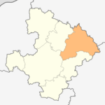 Map of Isperih municipality (Razgrad Province)